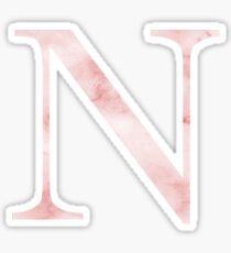 Letter N Stickers | Redbubble