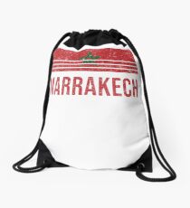 Marrakech Vacation Souvenir Drawstring Bag