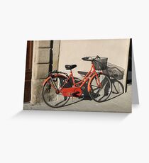 Italian Bicycle Greeting Card