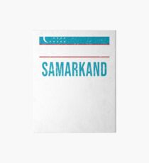Samarkand Vacation Souvenir Art Board