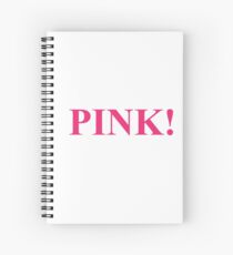 A Study In Pink Spiral Notebook