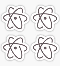 Atom x4 Sticker