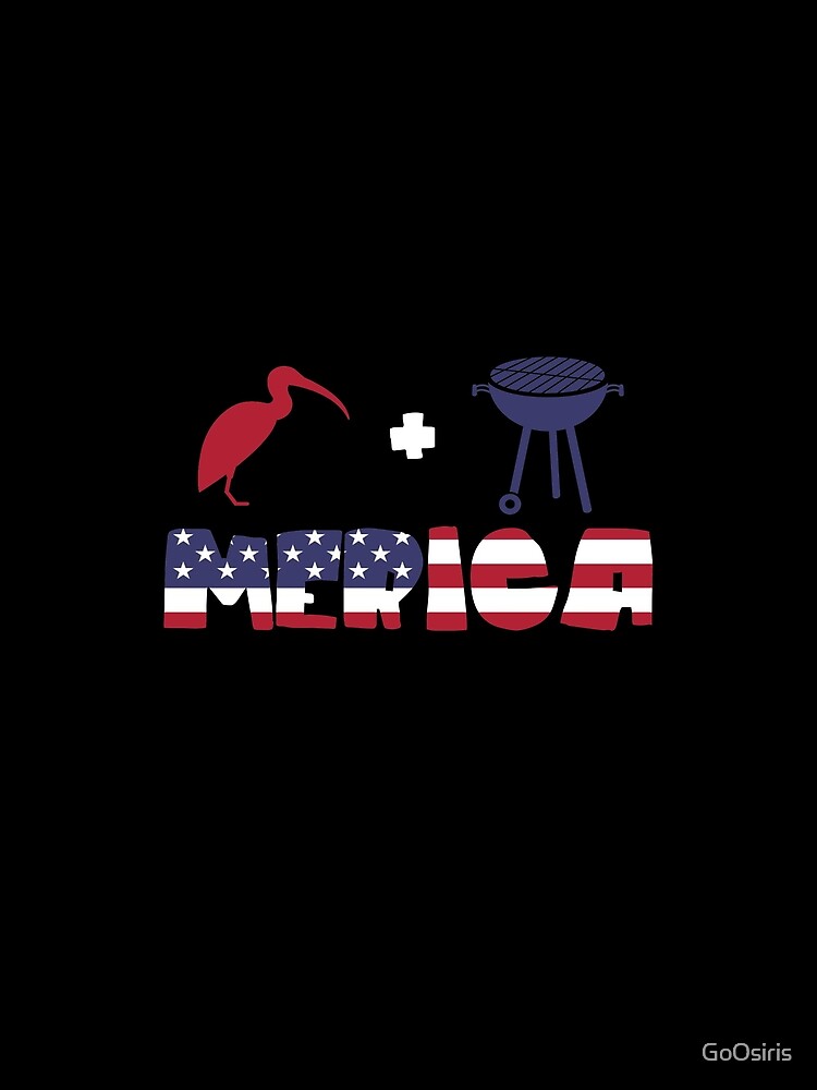 Curlew plus Barbeque Merica American Flag de GoOsiris