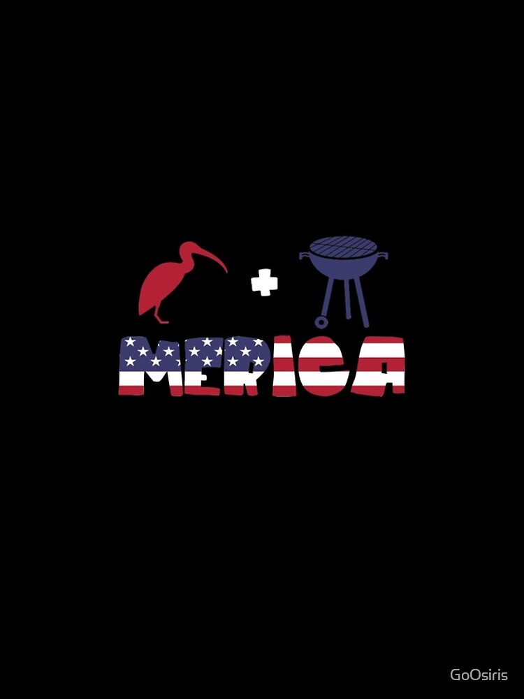 Curlew plus Barbeque Merica American Flag de GoOsiris