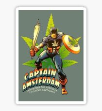 Captain Amsterdam Sticker