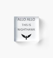 Nighthawk Acrylic Block