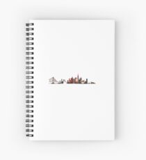 san francisco skyline giants Spiral Notebook