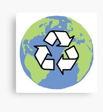 Recyceln Leinwanddruck