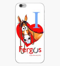 Fergus the Horse: "I <3 Fergus" iPhone Case