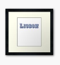 Lisbon Framed Print