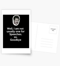 Speeches Postcards