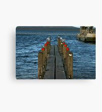 Pier Review? Canvas Print