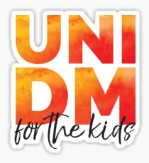 UNI DM Watercolor Sticker