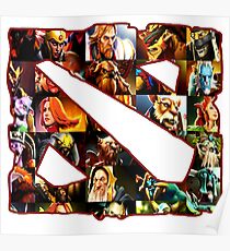 DOTA 2 LOGO HERO Poster