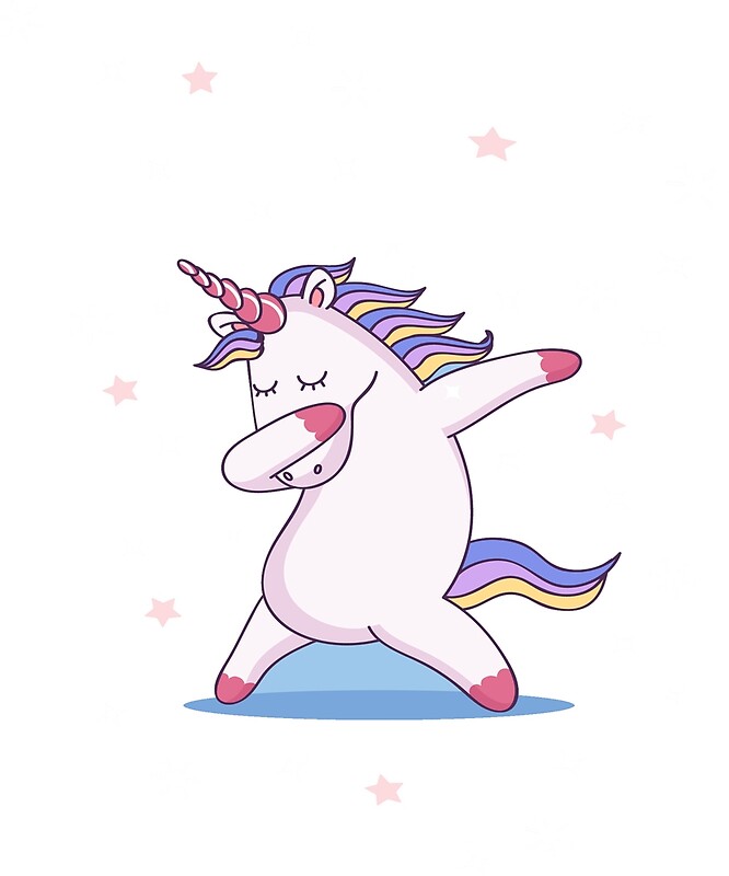 Funny Cute Unicorn Dabbing' by Fatim90.