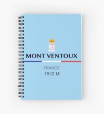 Mont Ventoux Climb Spiral Notebook