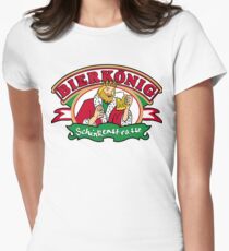 Bierkönig Back Print Women's Fitted T-Shirt