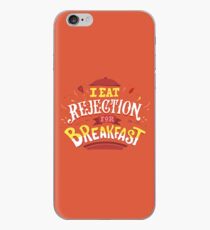 I Eat Rejection For Breakfast - Orange iPhone Case