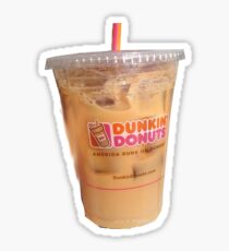 DUNKIN DONUTS ICED COFFEE LATTE EMMA CHAMBERLAIN GIRL TEEN CARMEX LONGHCHAMP CITY VIBES COLLEGE UNIVERSITY STARBUCKS Sticker