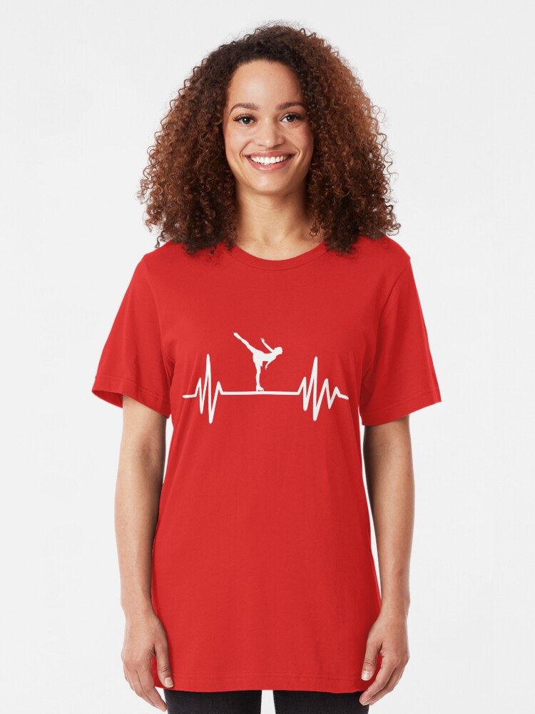 Alternate view of Figure skating frequency Slim Fit T-Shirt