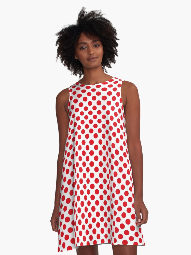 french polka dot dress