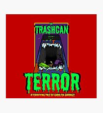 Pulp Horror - The Trashcan Terror Photographic Print