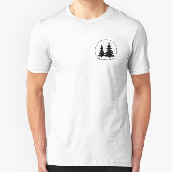Happy Little Trees Slim Fit T-Shirt
