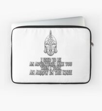 I Used to Be An Adventurer Like You... Laptop Sleeve
