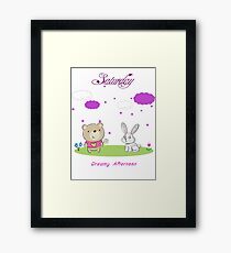 Saturday Framed Print