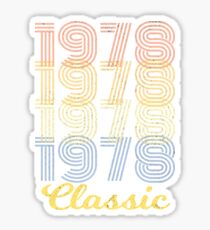 Born in 1978 vintage Sticker