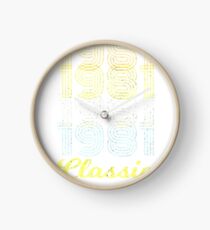 Born in 1981 vintage Clock
