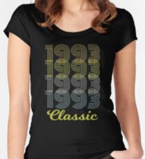 Born in 1993 Vintage Women's Fitted Scoop T-Shirt
