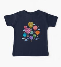 Hot Air Balloon Night Baby Tee