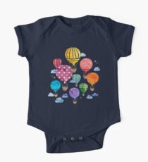 Hot Air Balloon Night One Piece - Short Sleeve