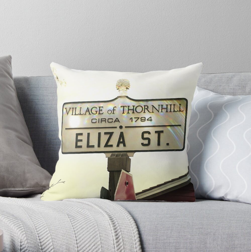 ElizaStreetThornhill Throw Pillow