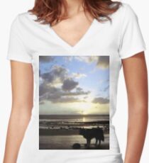 Memorial Women's Fitted V-Neck T-Shirt
