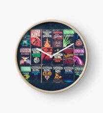 Stephen King Book Fronts Clock
