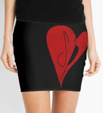 SP Heart - Smashing Pumpkins - Retro Vintage Style Music Shirt Mini Skirt