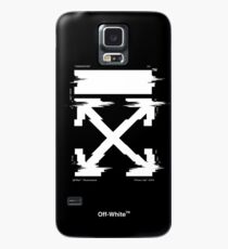 Off-White Arrows Temperature Glitch (Dark) Case/Skin for Samsung Galaxy