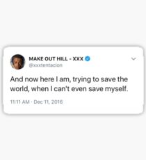 Xxxtentacion tweet Sticker