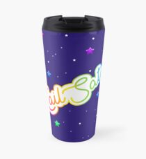 1997 Neon Rainbow Hail Satan Travel Mug