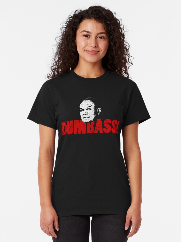 red-forman-dumbass-t-shirt-by-huckblade-redbubble
