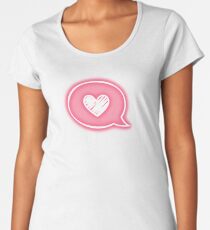 Neon Heart Women's Premium T-Shirt