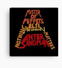 Metallica - Songs Canvas Print