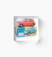 MORRIS MINI MINOR (red) Acrylic Block