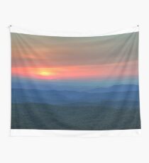 Mountain Colors in Time Wall Tapestry
