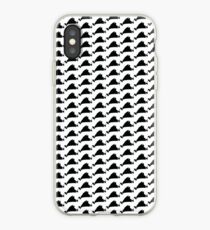 Black Martha's Vineyard Island pattern iPhone Case