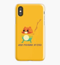Gas powered stick never runs out of gas iPhone Case