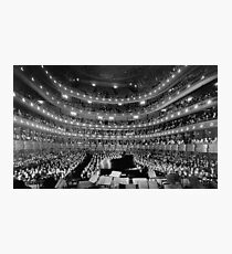 Lámina fotográfica Antiguo concierto de la Ópera Metropolitana - NYC 1937