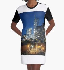 Manhattan, New York City, downtown, #Manhattan, #NewYorkCity, #downtown Graphic T-Shirt Dress